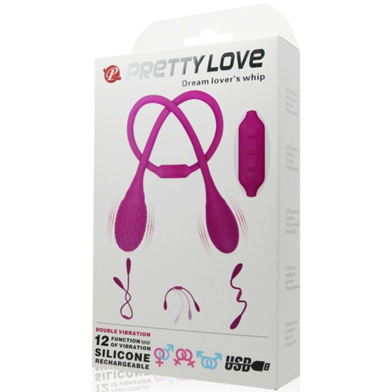 Fun Toys-Unisex Stimulator Dream Lovers Whip 2-Silikon, 12 Geschwindigkeiten · Vibratoren (Bild 2)