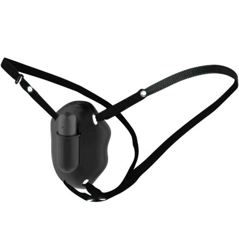 Fun Toys-Strap-on mit Bullet Vibrator Carter-Silikon, 12 Geschwindigkeiten · Vibratoren (Bild 5)