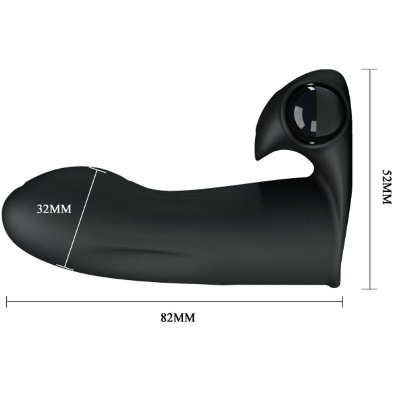 Fun Toys-Adonis Stimulator Finger Thimble-Silikon · Vibratoren (Bild 7)