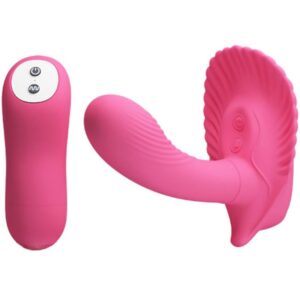 Remote Control-Stimulator Muschel mit Fernbedienung-Silikon, 12 Geschwindigkeiten · Vibratoren