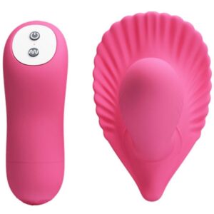 Remote Control-Stimulator Muschel mit Fernbedienung-Silikon, 12 Geschwindigkeiten · Vibratoren (Bild 4)