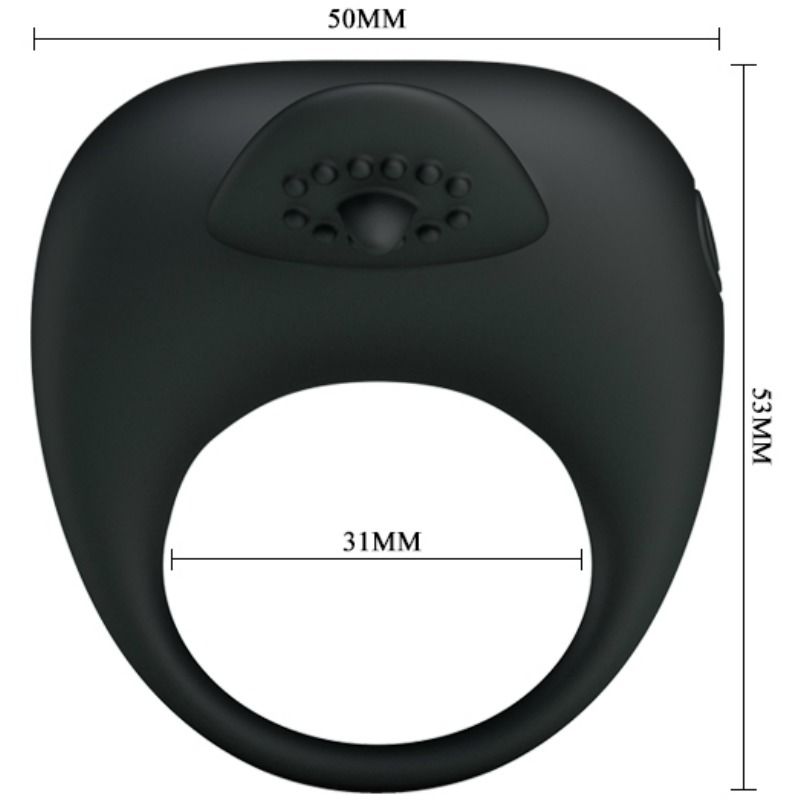 For Him-Vibrierender Ring mit Zunge-Silikon, still · Penisringe & -hüllen (Bild 2)