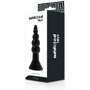 Addicted Toys-Analplug 17 Cm Schwarz-TPR · Sextoys (Bild 3)