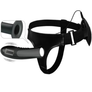Harness Collection-Myron Strap-on mit Vibration und Dildo Gol-Silikon · Strap-on & Harness (Bild 7)