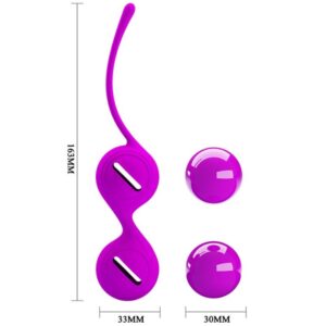 Health Kegel-Orgasmische Kugeln Kegel Tighten Up i Flieder-Silikon · Sextoys (Bild 4)