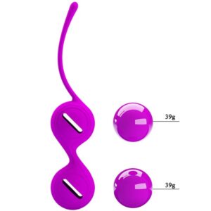 Health Kegel-Orgasmische Kugeln Kegel Tighten Up i Flieder-Silikon · Sextoys (Bild 6)