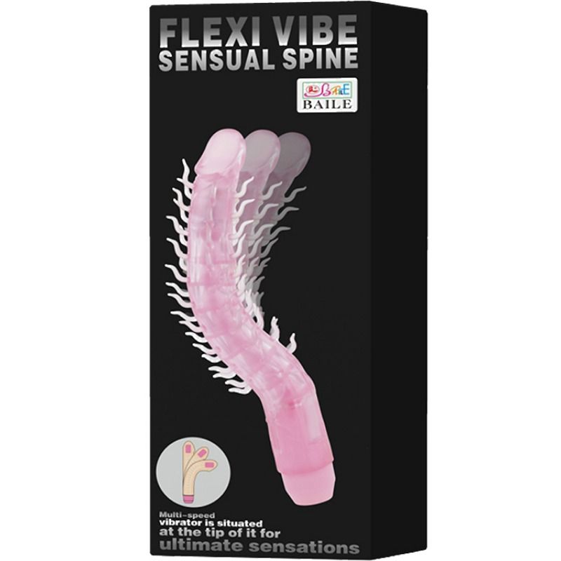 Baile-Flexi Vibe Sensuale Spine Dildo Vibrator Bundbar Flieder 23.5 cm · Vibratoren (Bild 2)