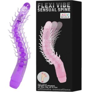 Baile-Flexi Vibe Sensuale Spine Dildo Vibrator Bundbar Flieder 23.5 cm · Vibratoren (Bild 3)