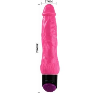 Baile-Vibrator Realistic Flieder Bunt 24 Cm-TPR · Vibratoren (Bild 4)