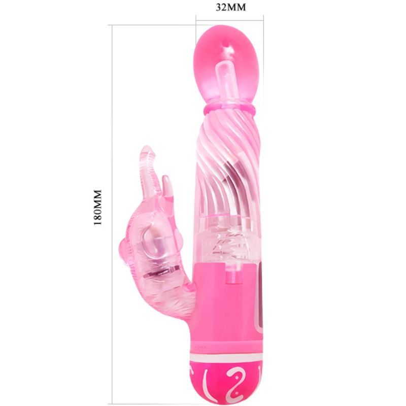 Baile Vibrators-Vibrator Multigeschwindigkeit mit Stimulator Flieder-TPR · Vibratoren (Bild 4)