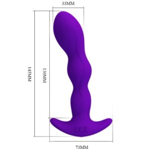 Anal Toys-12 Modi Vibrations-Analmassagegerät Flieder-12 Geschwindigkeiten · Sextoys (Bild 6)