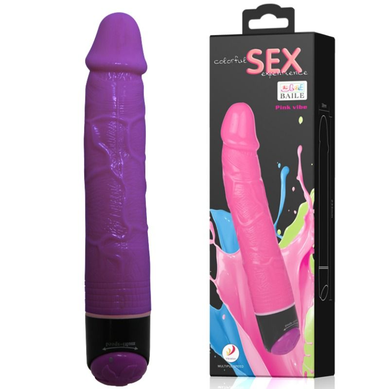 Baile-Vibrator Realistisch Bunt 23 cm TPR · Vibratoren (Bild 10)
