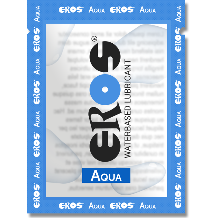 Eros Aqua & Silk-Gleitgel auf Wasserbasis 4 ml · Kosmetika & Aphrodisiaka