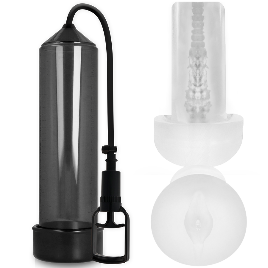 Pump Addicted-RX7 mit Masturbator-Silikon, Wasserdicht · Sextoys