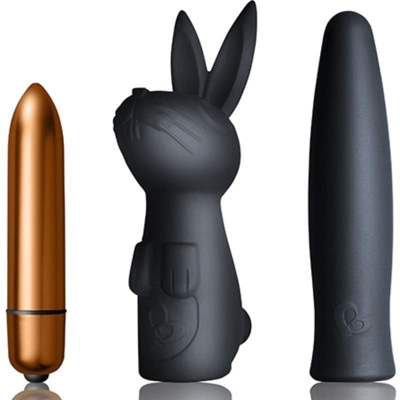 Rocks-off-Kit Dark Desire Silhouette Dark Desire-Silikon, 7 Stufen