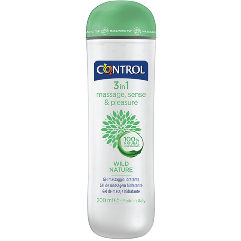 Control Lubes-Wild Nature Massagegel 3 in 1 200 ml