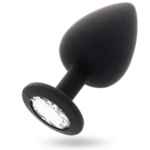 Intense Anal Toys-Shelki L Analplug Schwarz-Silikon, Wasserdicht · Sextoys