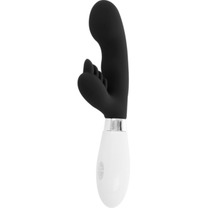 Glossy-Elvis Rabbit Black-Silikon, 10 Geschwindigkeiten, Drehung · Vibratoren (Bild 5)