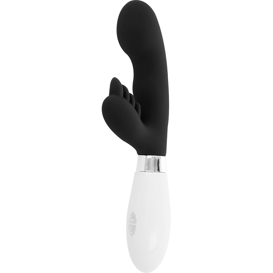Glossy-Elvis Rabbit Black-Silikon, 10 Geschwindigkeiten, Drehung · Vibratoren (Bild 5)