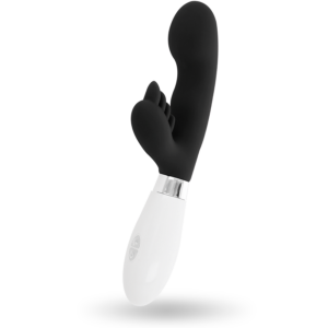 Glossy-Elvis Rabbit Black-Silikon, 10 Geschwindigkeiten, Drehung · Vibratoren (Bild 6)