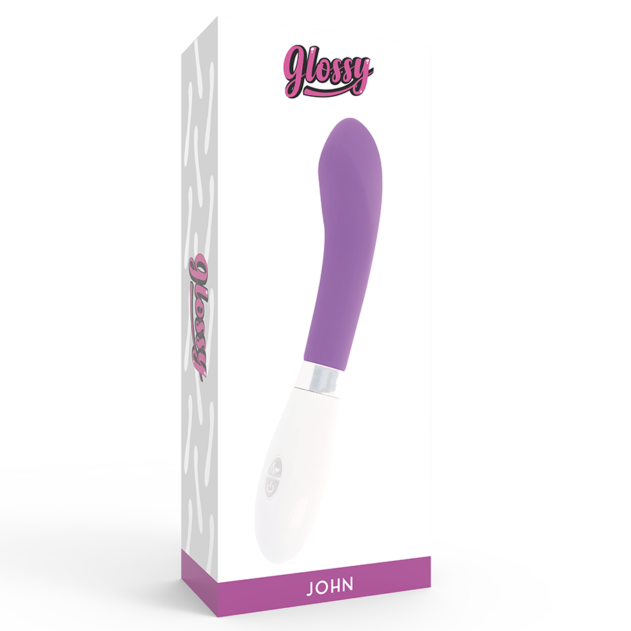 Glossy-John Vibrator Silikone, 10 Geschwindigkeiten, Wasserdicht · Vibratoren (Bild 3)