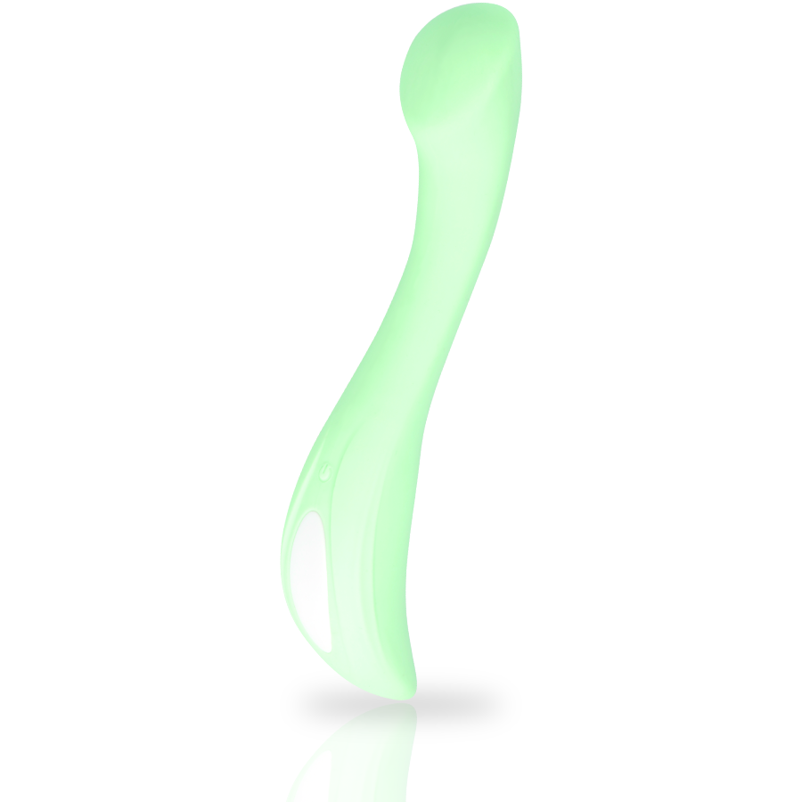 Mia-Devon Vibrator Green-Silikon, 10 Geschwindigkeiten, Wiederaufladbar, USB · Vibratoren (Bild 3)