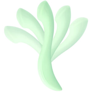 Mia-Devon Vibrator Green-Silikon, 10 Geschwindigkeiten, Wiederaufladbar, USB · Vibratoren
