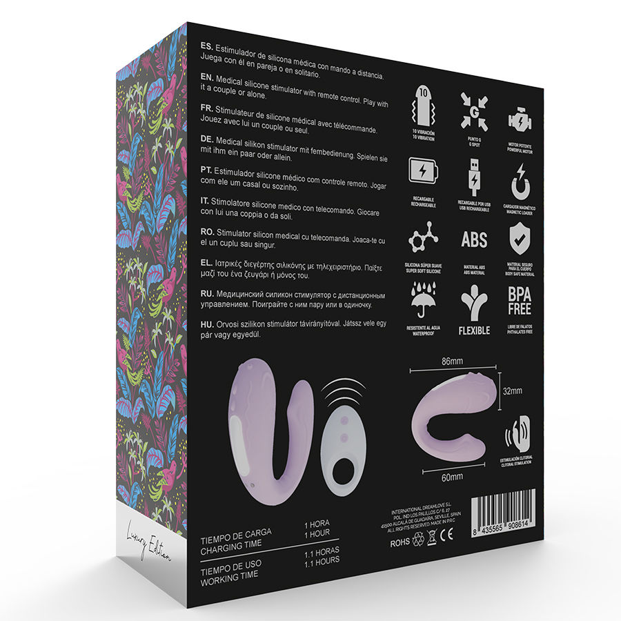 Mia-Rin Partner mit Fernbedienung-Silikon, 10 Geschwindigkeiten, Wiederaufladbar · Vibratoren (Bild 8)