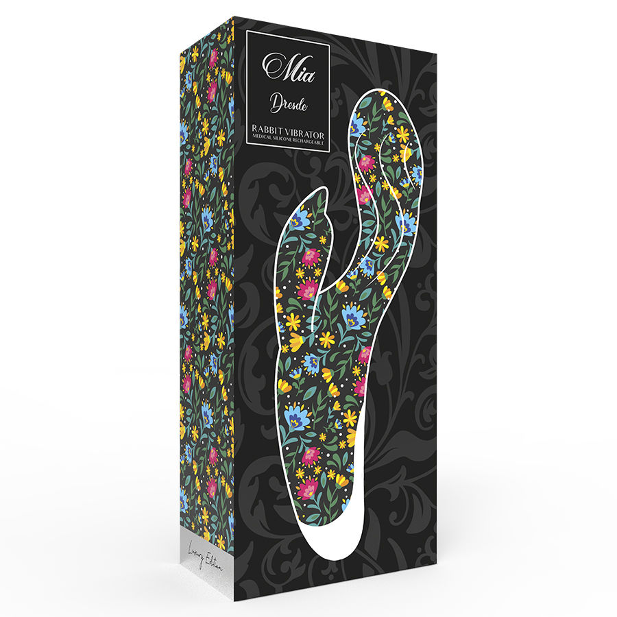 Mia-Dresde Vibrator Türkis-Silikon, 10 Geschwindigkeiten, Wiederaufladbar, USB · Vibratoren (Bild 5)