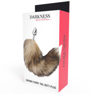 Darkness-Analplug mit Silbercoda · Sextoys (Bild 2)