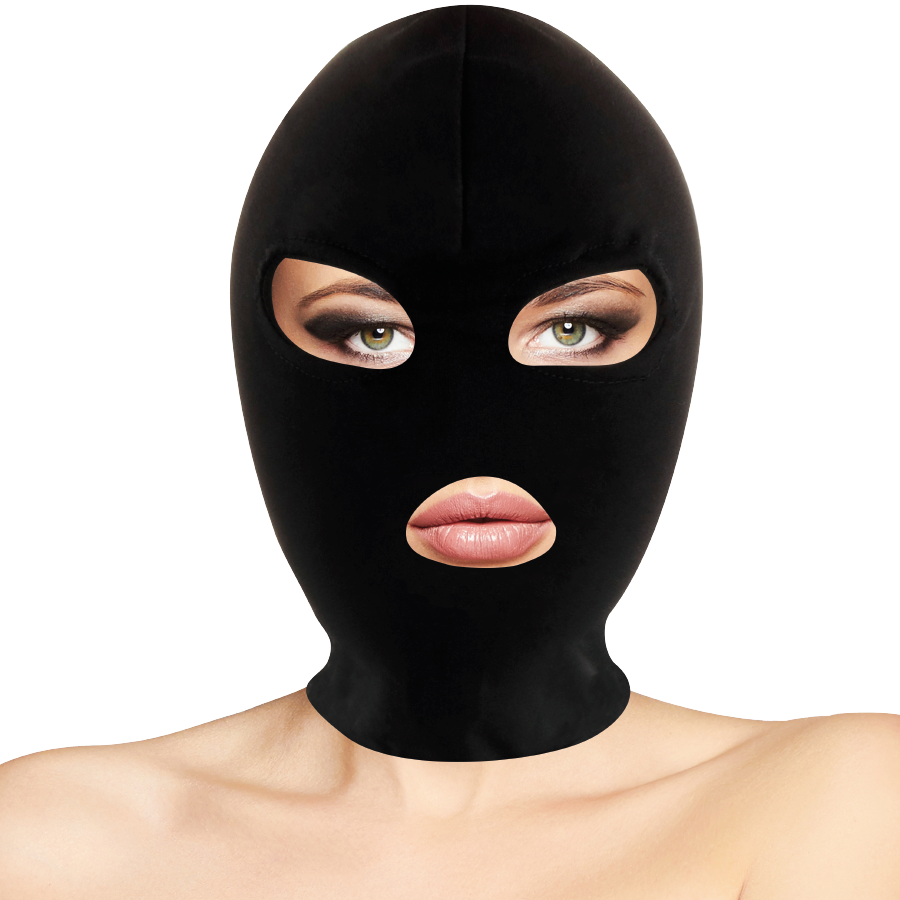 Darkness Bondage-Maske des Gehorsams Bdsm mit Öffnung des Mundes · Sextoys (Bild 2)