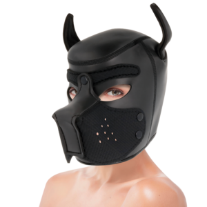 Darkness Bondage-Neopren Hunde Maske mit abnehmbarem Bot · Sextoys (Bild 7)