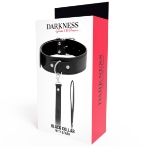 Darkness Bondage-Posturale Halskette mit Kette von Leder · Sextoys (Bild 3)
