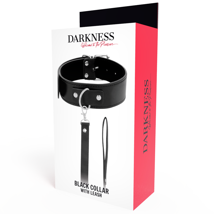 Darkness Bondage-Posturale Halskette mit Kette von Leder · Sextoys (Bild 3)