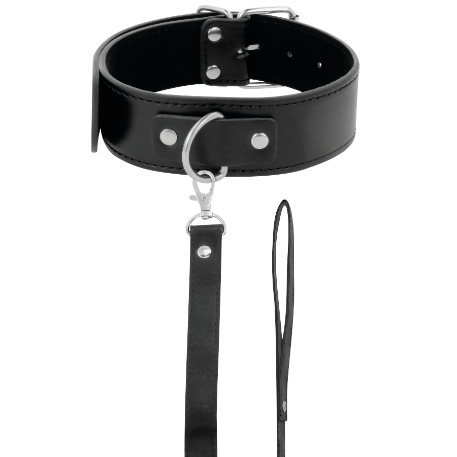 Darkness Bondage-Posturale Halskette mit Kette von Leder · Sextoys (Bild 6)