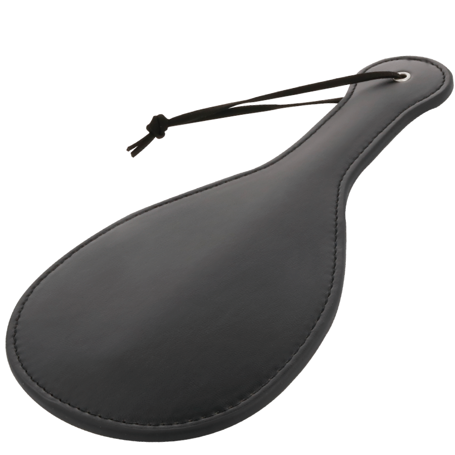 Darkness Sensations-Rundes Fetish Paddle Schwarz