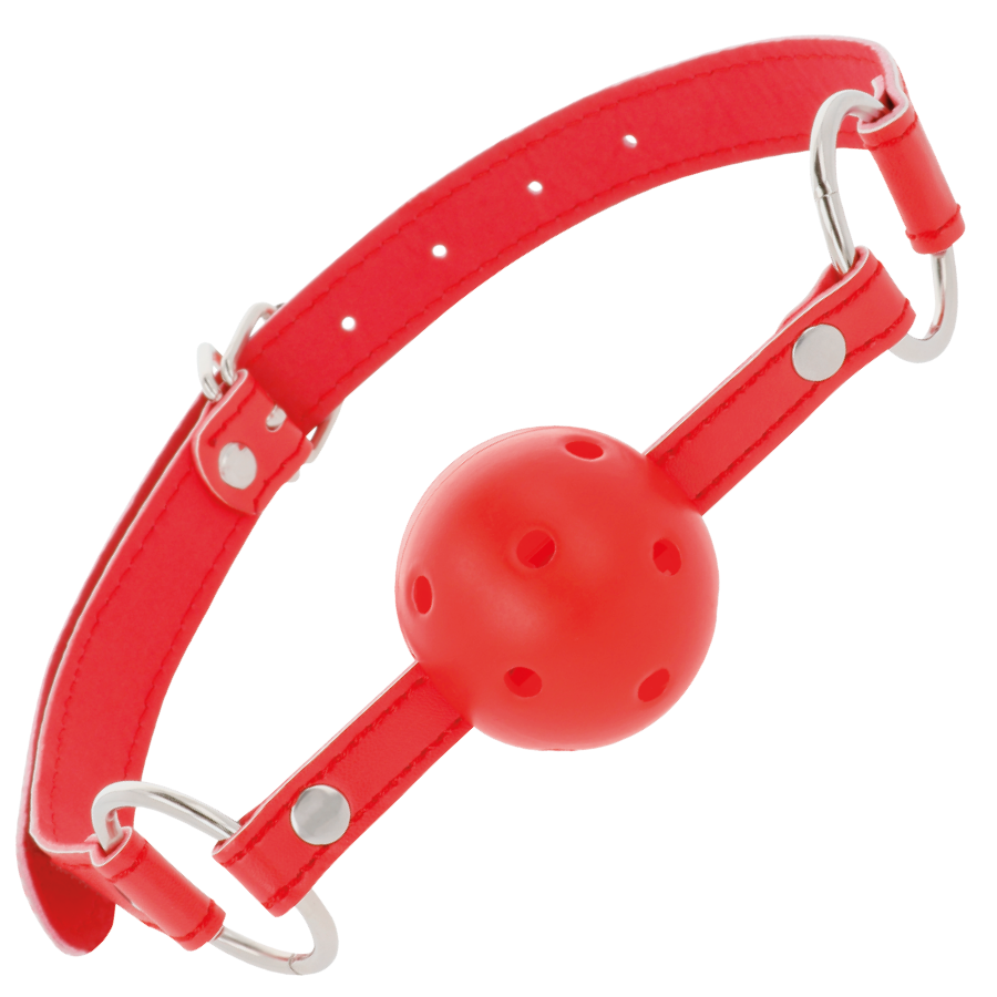 Darkness Bondage-Atmendes Gag aus ökologischem Leder · Sextoys (Bild 5)