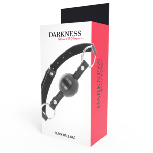 Darkness Bondage-Darkness Gag mit Schwarz-Pellet · Sextoys (Bild 2)