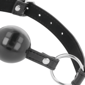 Darkness Bondage-Darkness Gag mit Schwarz-Pellet · Sextoys (Bild 4)