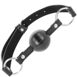 Darkness Bondage-Darkness Gag mit Schwarz-Pellet · Sextoys (Bild 3)