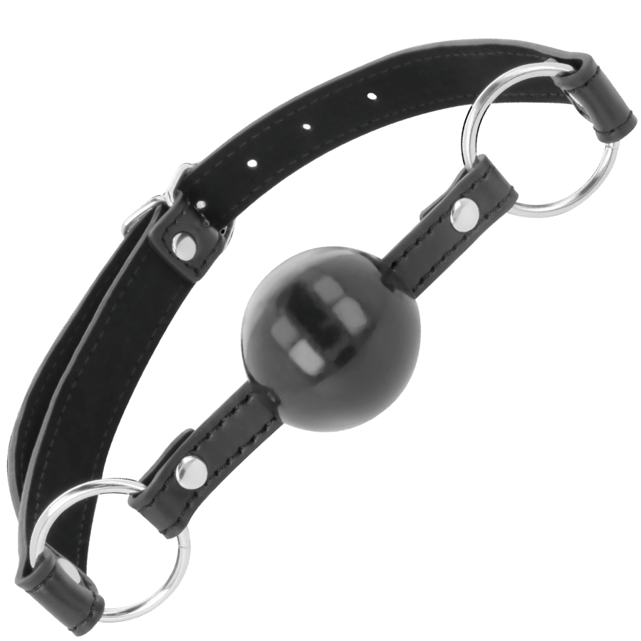 Darkness Bondage-Darkness Gag mit Schwarz-Pellet · Sextoys (Bild 3)