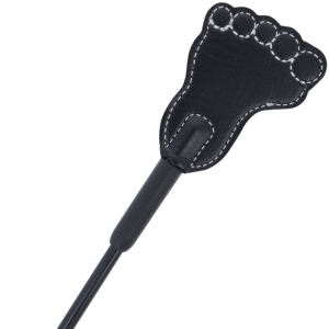 Darkness Sensations-Darkness Crop Fetish und Peitsche Schwarz-PVC · Sextoys (Bild 3)
