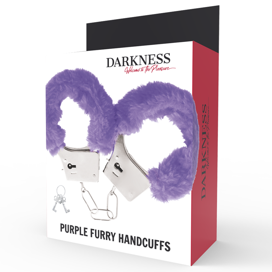 Darkness Bondage-Handschellen gepolsterte Metall · Spielzeug aus Glas & Metall (Bild 3)