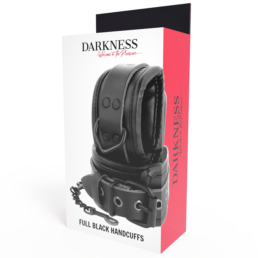 Darkness Bondage-Darkness Handschellen Einstellbare Lederimitation · Sextoys (Bild 6)