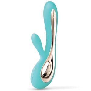 Lelo-Soraya 2 Rabbit Aqua Green Vibrator-Silikon, 12 Stufen