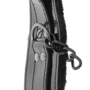 Darkness Bondage-Handschellen verstellbar für Schwarz Leder Knöchel · Sextoys (Bild 7)