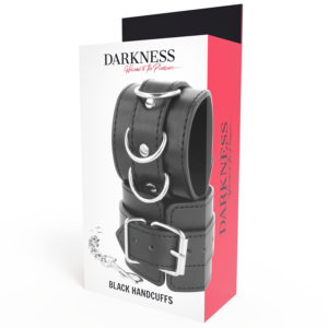 Darkness Bondage-Handschellen Schwarz-PVC · Sextoys (Bild 7)