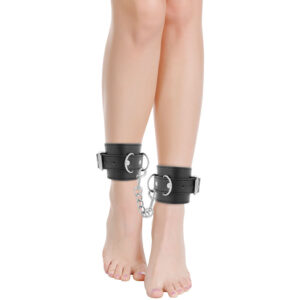 Darkness Bondage-Handschellen verstellbare Leder für Knöchel, schwarz · Sextoys (Bild 8)