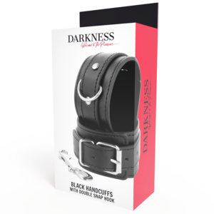 Darkness Bondage-Handschellen schwarz, doppelbandig einstellbar · Sextoys (Bild 5)