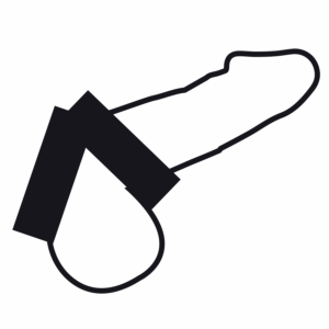 Darkness Sensations-Doppelring aus Metall für den Penis · Spielzeug aus Glas & Metall (Bild 4)